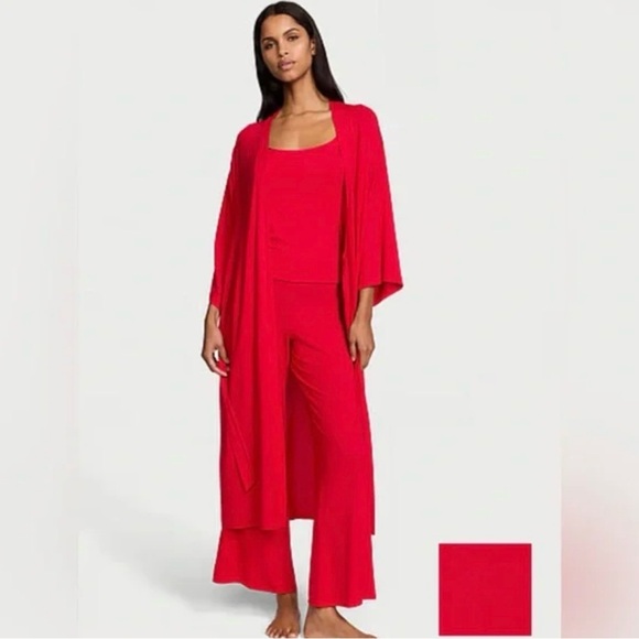 Victoria's Secret Other - Victoria’s Secret SoSoft red Modal 3-Piece Set size medium/large